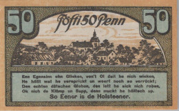 50 PFENNIG 1920 Stadt AHRENSBOK Oldenburg DEUTSCHLAND Notgeld Banknote #PF792 - [11] Emissions Locales