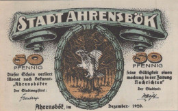 50 PFENNIG 1920 Stadt AHRENSBOK Oldenburg DEUTSCHLAND Notgeld Banknote #PF560 - [11] Emissions Locales