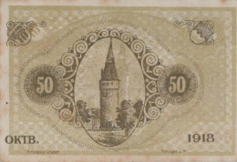 50 PFENNIG 1918 Stadt KITZINGEN Bavaria UNC DEUTSCHLAND Notgeld Banknote #PI632 - [11] Emissions Locales