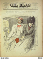 Gil Blas 1898 N°33 Charles FROMENTIN RACHEL PIGELET Edmond PRAT PREJELAN - Magazines - Before 1900
