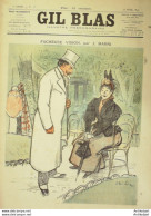 Gil Blas 1897 N°17 MARNI Marie KRYSINSKA Jean LORRAIN René MAIZEROY Fernand GREGH - Tijdschriften - Voor 1900