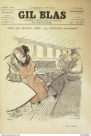 Gil Blas 1896 N°48 Edouard DUJARDIN M.BOUKAY Léo TREZENIK Paul ADAM - Magazines - Before 1900