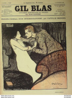 Gil Blas 1896 N°50 CATULLE MENDES Maurice VAUCAIRE Emile Henry LAPORTE MENUET - Revistas - Antes 1900