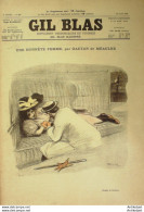 Gil Blas 1896 N°24 Gaétan De MEAULNE Léon DELERUE Théodore BOTREL ROLAND De MARES - Tijdschriften - Voor 1900