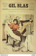 Gil Blas 1896 N°08 Auguste GERMAIN HEROS CELLARIUS Henry FRAGSON P.PARROT SIDON - Magazines - Before 1900
