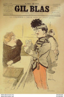 Gil Blas 1895 N°51 UBALD LACAZE Gaston DUMESTRE Edmond HARAUCOURT Albert GUILLAUME - Tijdschriften - Voor 1900
