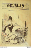 Gil Blas 1895 N°38 CATULLE MENDES RUELLE FARJALL LANNES Edmond CHAR G.GRELLET - Zeitschriften - Vor 1900