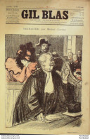 Gil Blas 1895 N°26 Michel CORDAY Camille StE CROIX - Zeitschriften - Vor 1900