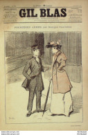 Gil Blas 1894 N°34 G.COURTELINE H.VEYRET M.BOUKAY ThéoPHILE GAUTIER F.A.BRIDGMAN - Magazines - Before 1900