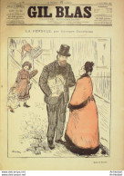 Gil Blas 1893 N°40 G.COURTELINE CELLARIUS .F CHAUDOIR BLANCHE RAYMOND J.RICHEPIN - Revues Anciennes - Avant 1900