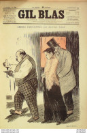 Gil Blas 1893 N°36 Aurélien SCHOLL Marcel LEGAY MEUSY François COPPEE Jacques MADELEINE - Zeitschriften - Vor 1900