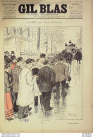 Gil Blas 1893 N°06 François De NION Jean RICHEPIN Camille MAUCLAIR Paul BLETRY Pierre TRIMOUILLAT - Magazines - Before 1900