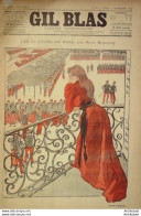 Gil Blas 1892 N°37 René MAIZEROY Marc CHANTAGNE FABRICE LEMON GABRIL VICAIRE  - Revistas - Antes 1900