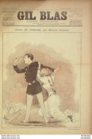 Gil Blas 1892 N°28 Georges DURUY Jean RICHEPIN Jacques MADELEINE René TARDIVAUX Aristide BRUANT - Zeitschriften - Vor 1900