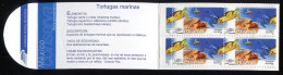 Mexico:Unused Stamps In Booklet Turtles, Marine Turtles, 2005, MNH - Turtles