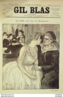 Gil Blas 1892 N°11 Guy MAUPASSANT Mikhael EPHRAIM Raoul PONCHON Léon MAILHOL - Magazines - Before 1900