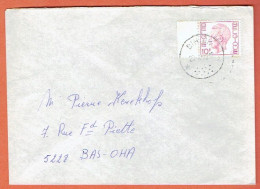 37P - Relais Bihain 1984 Vers Bas-Oha - Postmarks With Stars