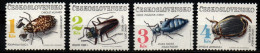 Tschechoslowakei Ceskoslovensko 1992 - Mi.Nr. 3122 - 3125 - Postfrisch MNH - Insekten Insects Käfer Beetles - Beetles