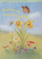 FLOWERS Vintage Postcard CPSM #PAR076.GB - Fiori