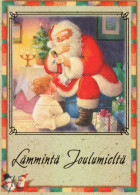 SANTA CLAUS CHILDREN CHRISTMAS Holidays Vintage Postcard CPSM #PAK922.GB - Santa Claus