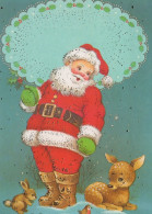 SANTA CLAUS CHRISTMAS Holidays Vintage Postcard CPSM #PAJ668.GB - Santa Claus