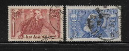 FRANCE  ( FR2 - 227 )  1936  N° YVERT ET TELLIER  N°  318/319 - Oblitérés
