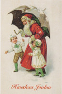 SANTA CLAUS CHRISTMAS Holidays Vintage Postcard CPSMPF #PAJ465.GB - Santa Claus