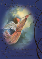 ANGEL CHRISTMAS Holidays Vintage Postcard CPSM #PAH392.GB - Anges