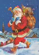 SANTA CLAUS CHRISTMAS Holidays Vintage Postcard CPSM #PAJ532.GB - Santa Claus