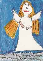 ANGEL CHRISTMAS Holidays Vintage Postcard CPSM #PAH518.GB - Anges