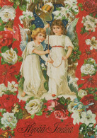 ANGEL CHRISTMAS Holidays Vintage Postcard CPSM #PAH639.GB - Anges