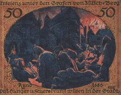 50 PFENNIG 1921 Stadt ERKELENZ Rhine UNC DEUTSCHLAND Notgeld Banknote #PB329 - [11] Local Banknote Issues