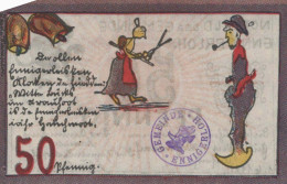 50 PFENNIG 1921 Stadt ENNIGERLOH Westphalia UNC DEUTSCHLAND Notgeld #PB263 - [11] Local Banknote Issues