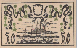 50 PFENNIG 1921 Stadt ELLERHOOP Schleswig-Holstein UNC DEUTSCHLAND #PB187 - [11] Local Banknote Issues