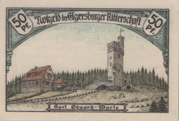 50 PFENNIG 1921 Stadt ELGERSBURG Thuringia UNC DEUTSCHLAND Notgeld #PB171 - [11] Lokale Uitgaven