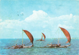 SRI LANKA (CEYLON) - Fishing Boats At Sea - Negombo - Sri Lanka - Bateaux - Animé - La Mer - Carte Postale - Sri Lanka (Ceylon)