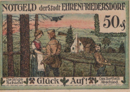 50 PFENNIG 1921 Stadt EHRENFRIEDERSDORF Saxony UNC DEUTSCHLAND Notgeld #PA515 - Lokale Ausgaben