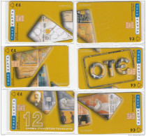 GREECE - Puzzle Of 6 Cards, 12 Years Collector"s Cards, Tirage 12000, 11/06, Mint - Grèce