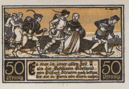 50 PFENNIG 1921 Stadt DITFURT Saxony UNC DEUTSCHLAND Notgeld Banknote #PA471 - [11] Lokale Uitgaven
