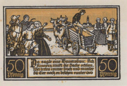 50 PFENNIG 1921 Stadt DITFURT Saxony UNC DEUTSCHLAND Notgeld Banknote #PA470 - Lokale Ausgaben