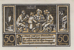 50 PFENNIG 1921 Stadt DITFURT Saxony UNC DEUTSCHLAND Notgeld Banknote #PA467 - [11] Lokale Uitgaven