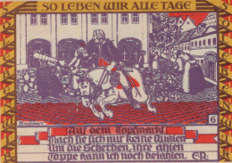 50 PFENNIG 1921 Stadt DESSAU Anhalt DEUTSCHLAND Notgeld Banknote #PD416 - [11] Emissions Locales