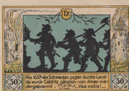 50 PFENNIG 1921 Stadt COLDITZ Saxony UNC DEUTSCHLAND Notgeld Banknote #PA400 - Lokale Ausgaben