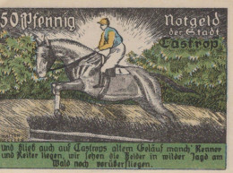 50 PFENNIG 1921 Stadt CASTROP Westphalia UNC DEUTSCHLAND Notgeld Banknote #PA381 - Lokale Ausgaben