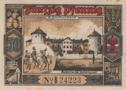 50 PFENNIG 1921 Stadt BUTZBACH Hesse UNC DEUTSCHLAND Notgeld Banknote #PA360 - Lokale Ausgaben