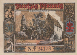 50 PFENNIG 1921 Stadt BUTZBACH Hesse UNC DEUTSCHLAND Notgeld Banknote #PA357 - Lokale Ausgaben