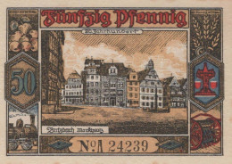 50 PFENNIG 1921 Stadt BUTZBACH Hesse UNC DEUTSCHLAND Notgeld Banknote #PA354 - [11] Local Banknote Issues