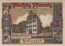 50 PFENNIG 1921 Stadt BUTZBACH Hesse UNC DEUTSCHLAND Notgeld Banknote #PA356 - [11] Local Banknote Issues