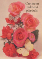 FLEURS Vintage Carte Postale CPSM #PAR920.FR - Fleurs