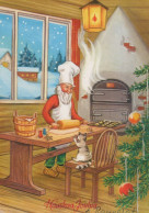 PÈRE NOËL NOËL Fêtes Voeux Vintage Carte Postale CPSM #PAK448.FR - Santa Claus